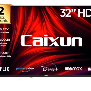 Smart TV 32” HD Caixun Google TV C32V1HG – WiFi, Chromecast y Apps Integradas