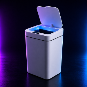 Bote de Basura Inteligente con Sensor Automático | Higiene y Tecnología para tu Hogar